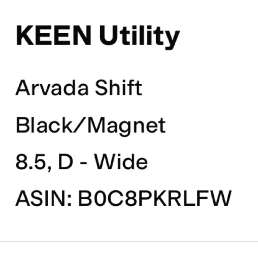 Keen Black Arvada Shift Work Sneakers comp toe. - Picture 7 of 8